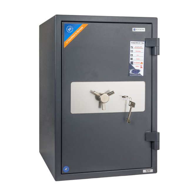 Burglar-fireproof safe Blockline BFS-67 T KL photo 1 Burglar-fireproof safe Blockline BFS-67 T KL photo 1