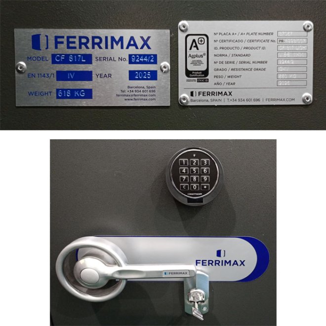 Safe Ferrimax Europa Light CF-817L (EK Grade IV) photo 4 Safe Ferrimax Europa Light CF-817L (EK Grade IV) photo 4