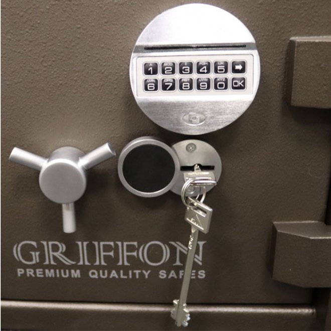 Сейф вогневзломостійкий Griffon CLE III.37.K.E фото 4