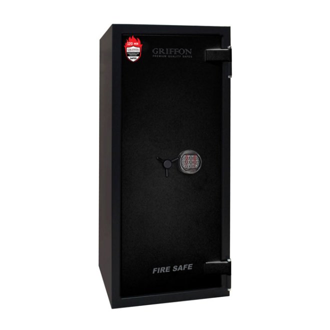 Сейф вогнезломостійкий Griffon F120CL I.130.ET Black фото 1 Сейф вогнезломостійкий Griffon F120CL I.130.ET Black фото 1