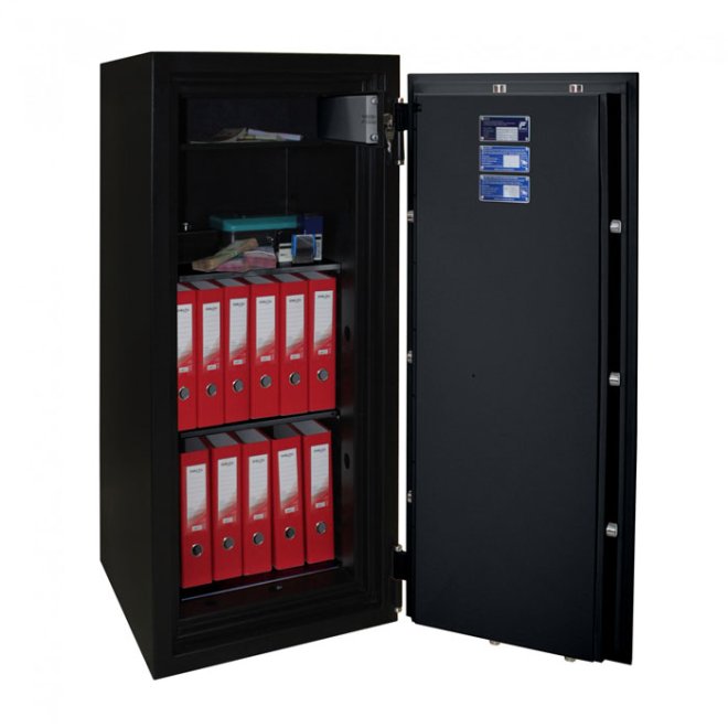 Сейф вогнезломостійкий Griffon F120CL I.130.ET Black фото 2 Сейф вогнезломостійкий Griffon F120CL I.130.ET Black фото 2