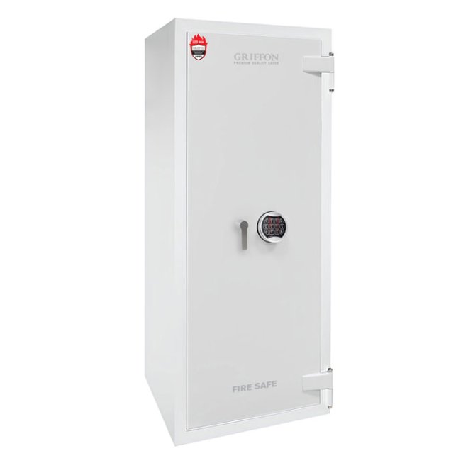 Сейф вогнезломостійкий Griffon F120CL I.150.ET White фото 1 Сейф вогнезломостійкий Griffon F120CL I.150.ET White фото 1