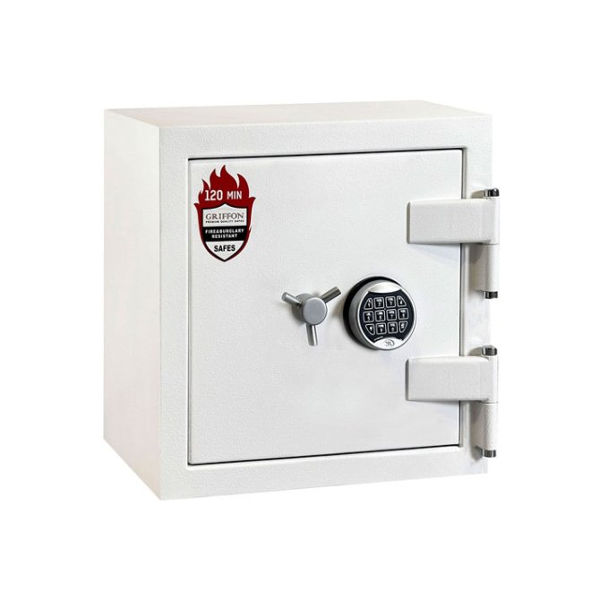 Сейф огневзломостойкий Griffon F120CL I.51.ET White фото 1