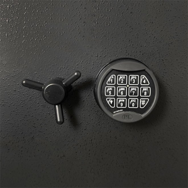 Сейф вогнезломостійкий Griffon F120CL I.130.ET Black фото 3 Сейф вогнезломостійкий Griffon F120CL I.130.ET Black фото 3