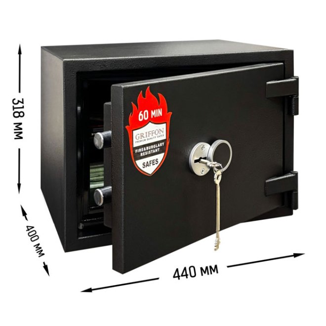 Сейф огнестойкий Griffon FRS.30.K BLACK фото 2