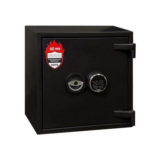 Сейф вогнестійкий Griffon FRS.45.E BLACK фото 1