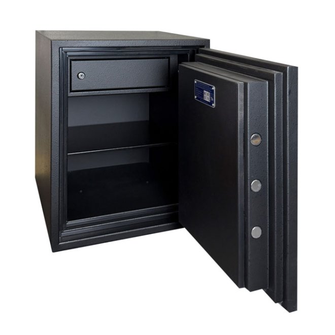 Сейф вогнестійкий Griffon FRS.57.E BLACK фото 2