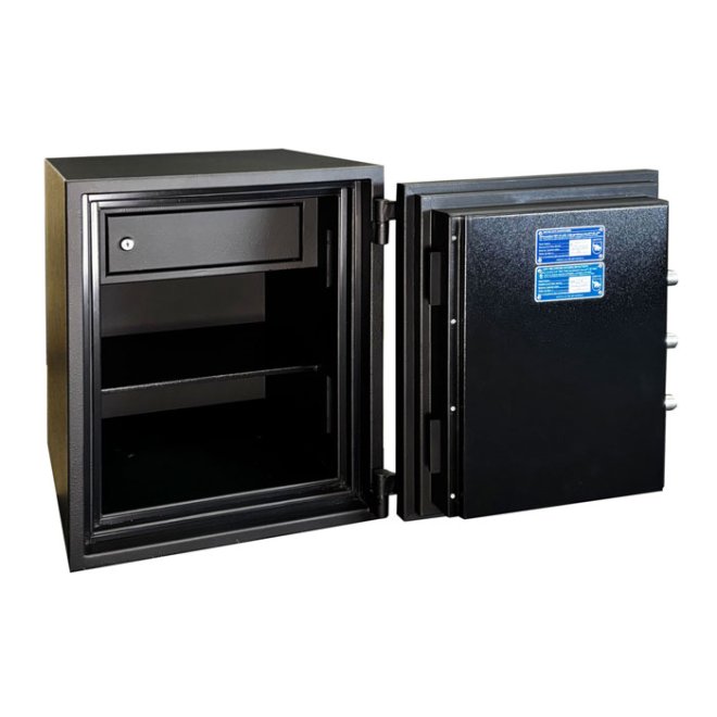 Сейф вогнестійкий Griffon FRS.57.K BLACK фото 2