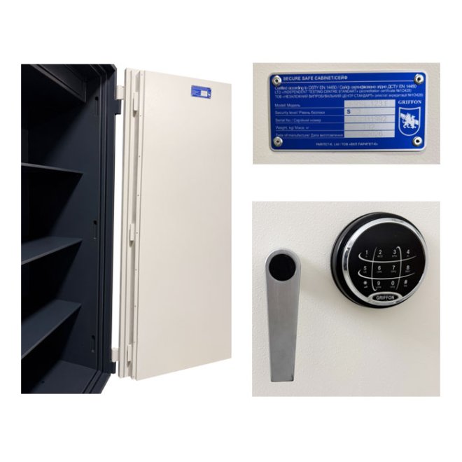 Сейф вогнестійкий Griffon FRSL.157.E фото 4 Сейф вогнестійкий Griffon FRSL.157.E фото 4