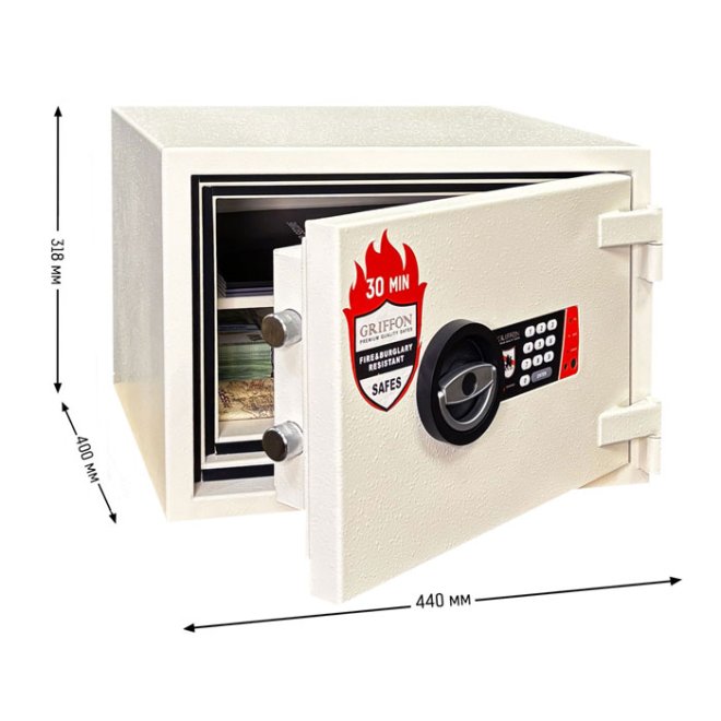 Сейф огнестойкий Griffon FRSL.30.E CREAM фото 2