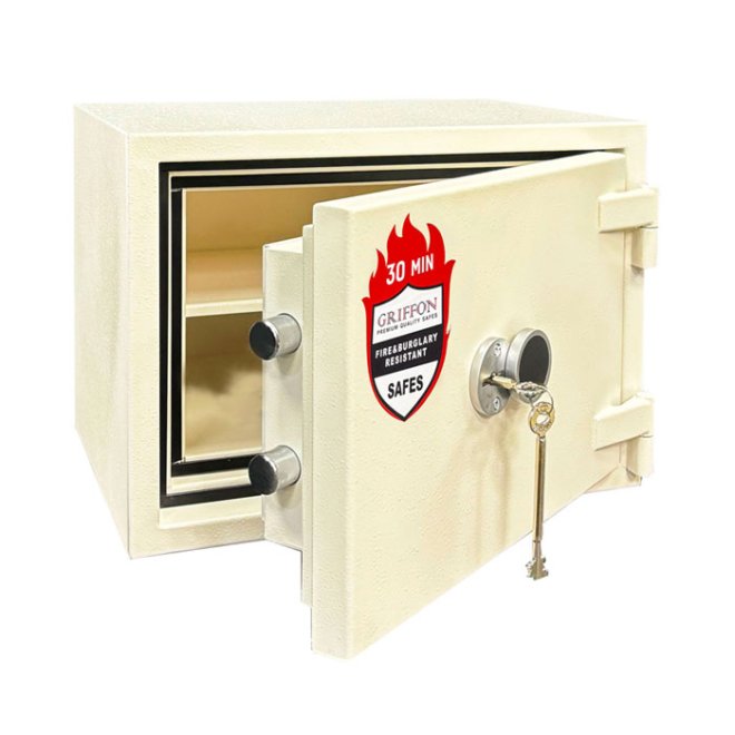 Сейф вогнестійкий Griffon FRSL.32.K CREAM фото 2