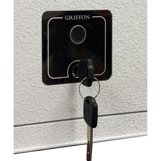 Furniture safe MSR.20.FP WHITE with biometric lock photo 4