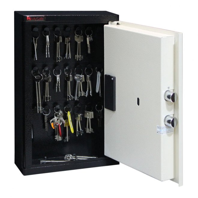 Metal key box-safe MSK.40.E CREAM for 24 keys photo 2 Metal key box-safe MSK.40.E CREAM for 24 keys photo 2
