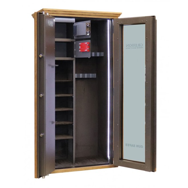 Сейф оружейный GRIFFON GD.700.E.EM WOOD VENEER фото 2 Сейф оружейный GRIFFON GD.700.E.EM WOOD VENEER фото 2