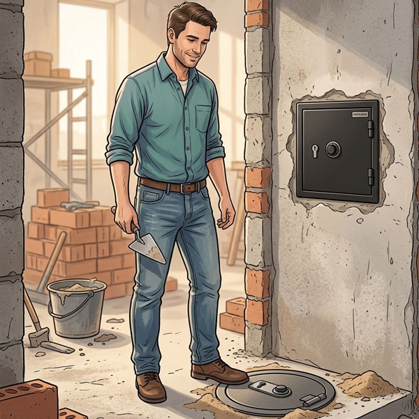 Сейф у стіні чи у підлозі: що обрати для надійного захисту?